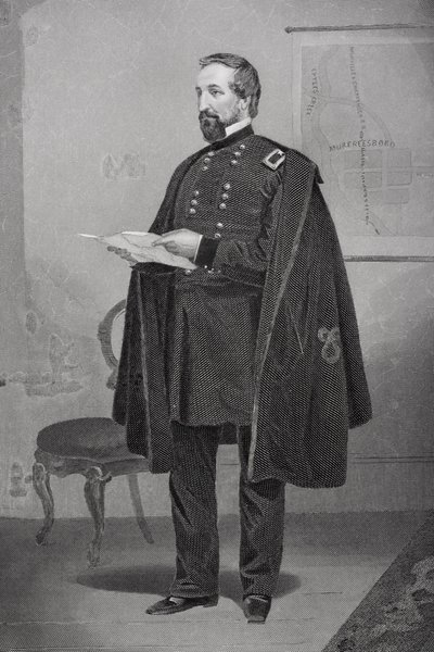 Porträt von William Starke Rosecrans (1819-98) von American School
